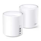 Mesh Wi-Fi система TP-LINK Deco X20(2-PK) AX1800 Dual-Band, 1201Mb/s 5GHz+574Mb/s 2.4GHz, 2xWAN/LAN 1Gb/s, 2 antennas,MU-MIMO, Parental Control