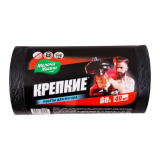 ПАКЕТЫ ДЛЯ МУСОРА 60Л/40ШТ. МЖ 60 x 70 cм/cm, 18 µm (мкм)